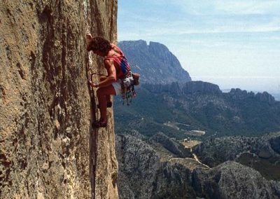 1st acent. Wish you were here. 8b. (gear) Mark climbing 3