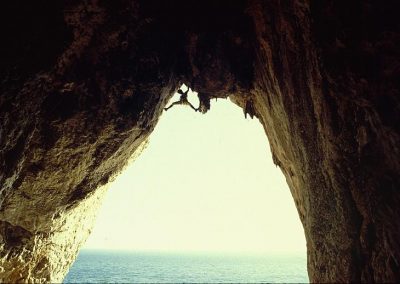 1st ascent Candalabra del Sol. 8a+ Climber ,Mark