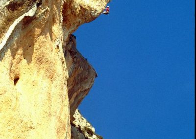 1st ascent  The Sphinx. 8a+. Climbers Rowland and Mark