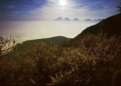 The mountains of the Costa Blanca