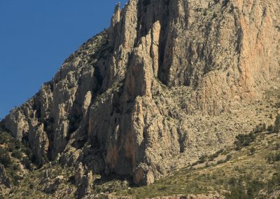 some of the ridges and wall view close up from Compass West