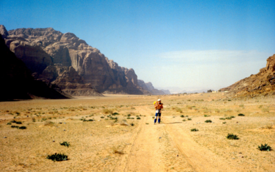 Desert storms. Wadi Rum Jordan