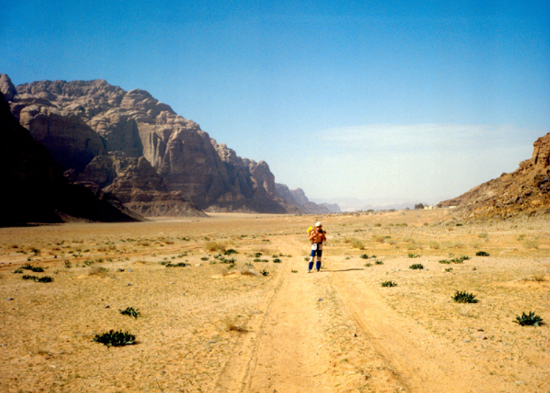 Desert storms. Wadi Rum Jordan